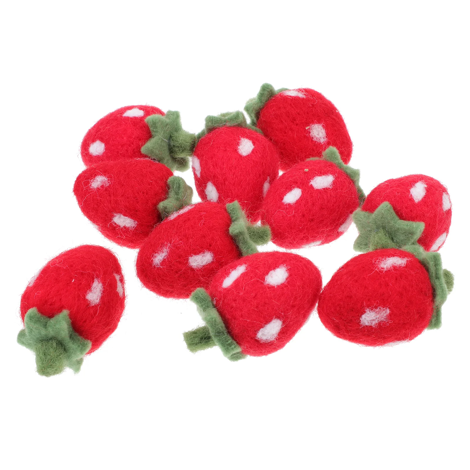 Soft Wool Felt Craft Supply Strawberry Fruit Shape Poke DIY Kits Bag xmas Decor Brooch Keychains Making Hairband Decors
Soft Wool Felt Craft Supply Strawberry Fruit Shape Poke DIY Kits Bag xmas Decor Brooch Keychains Making Hairband Decors