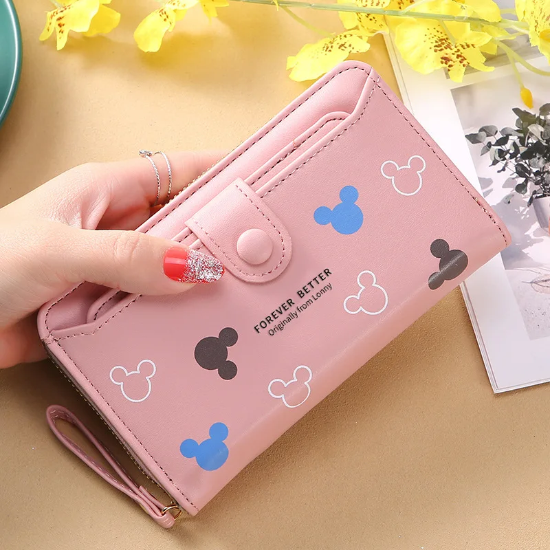 

Multifunctional Women Wallet Clutch Pu Leather CellPhone Bag Long Wallets Coin Purse Credit Bank ID Card Holder Lady Purses