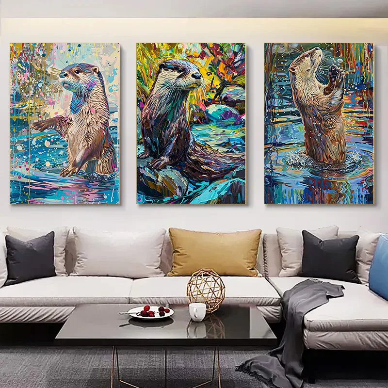 

Artistic Conception Wall Decoration Poster Animals Home Decor Interior Paintings Art Canvas Painting 1pcs Posters for Wall Room