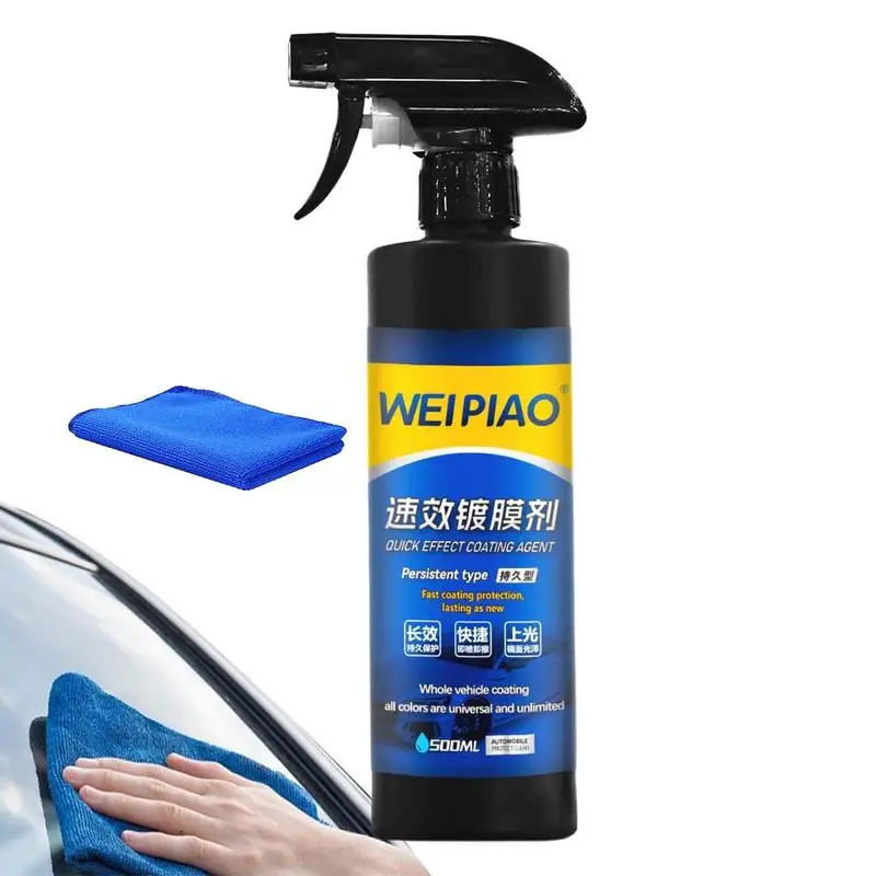 

Ceramic Car Spray 500ml Fast Car Paint Coating Liquid High Protection Car Coating Fast Wax Polishing Agent Fine Stain Removal