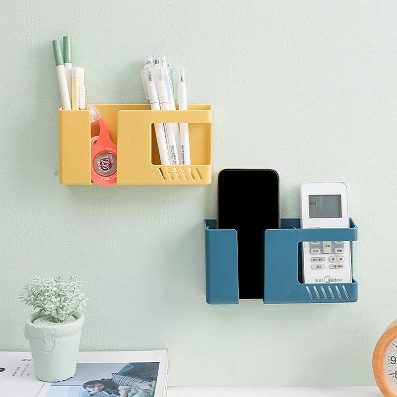 

Mobile Phone Holder Wall Stand Mounted Organizer Storage Rack Mounts Holders Remote Control Origin Hook Mobil Standing Charging