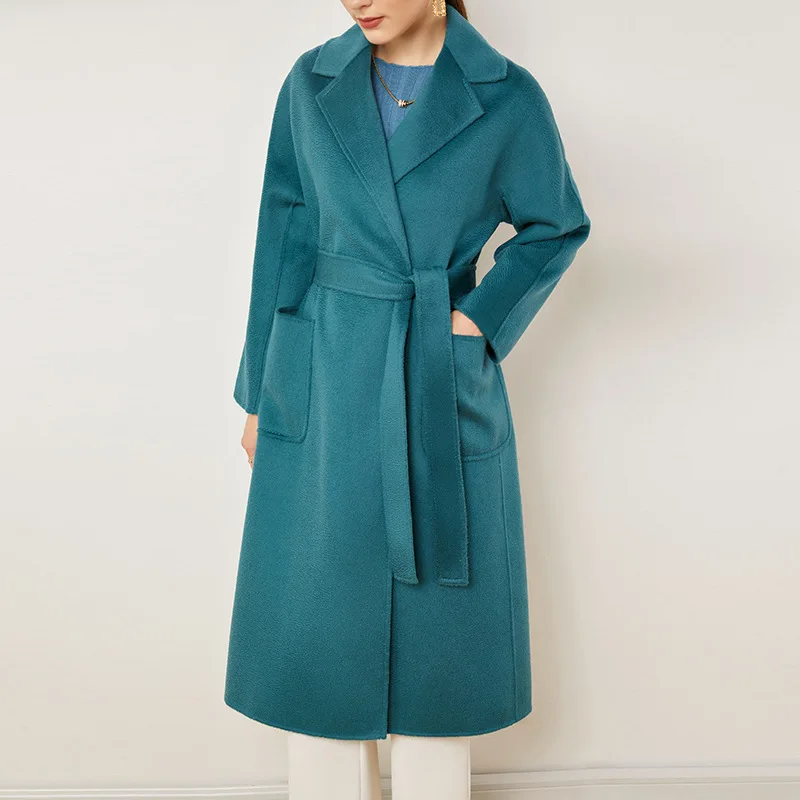 Double Sided Water Ripple Coat, Women's Medium Length Loose Handmade Wool Coat, New Double-Sided Cashmere Coat
Double Sided Water Ripple Coat, Women's Medium Length Loose Handmade Wool Coat, New Double-Sided Cashmere Coat