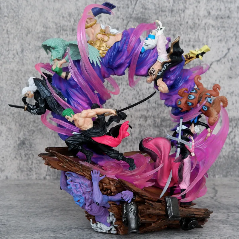 24cm One Piece Zoro Figure PVC Figurine Gk Anime Figures Onigashima King Of Hell Hand figurine model ornament gift kids toys
24cm One Piece Zoro Figure PVC Figurine Gk Anime Figures Onigashima King Of Hell Hand figurine model ornament gift kids toys