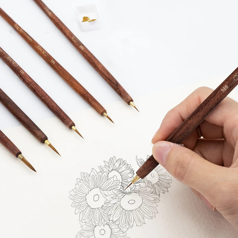 China Taiwan mink hair watercolor hook line pen very fine extra fine hook edge face pen hand-painted line drawing fine brush
China Taiwan mink hair watercolor hook line pen very fine extra fine hook edge face pen hand-painted line drawing fine brush