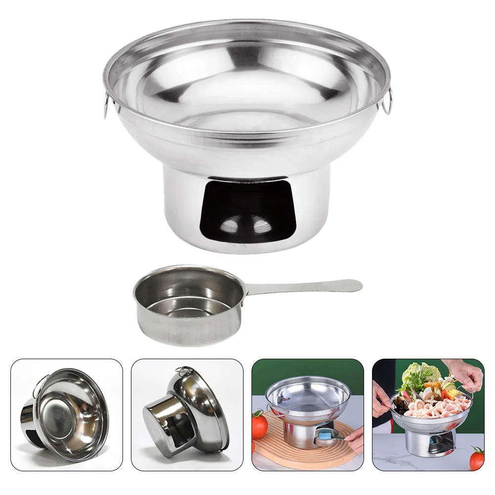 Furnace Stove Solid Fuel Boiler Chafing Dish Buffet Korean Pot Stainless Steel Hot Pot Outdoor Stainless Steel Container
Furnace Stove Solid Fuel Boiler Chafing Dish Buffet Korean Pot Stainless Steel Hot Pot Outdoor Stainless Steel Container