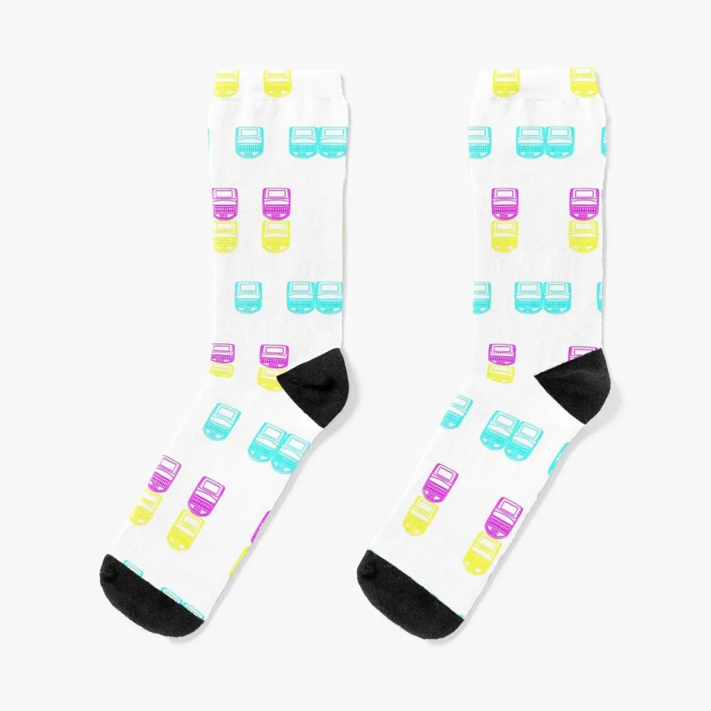 

Legal Grins Warhol-inspired neon steno machines Socks professional running moving stockings gifts luxe Socks Women Men's