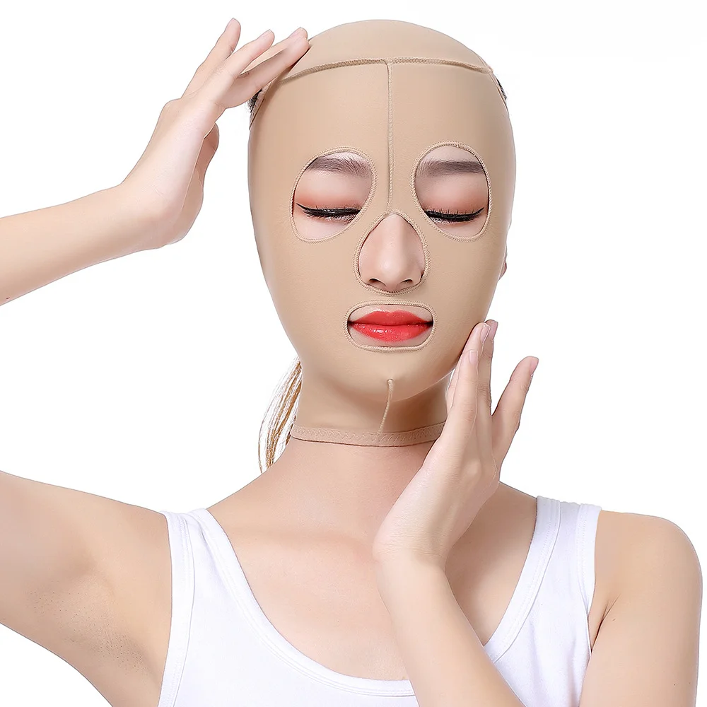 S/M/L/XL Elastic Face Slimming Bandage V Line Face Shaper Women Chin Cheek Lift Up Belt Facial Massage Strap Face Beauty Tool 1p
S/M/L/XL Elastic Face Slimming Bandage V Line Face Shaper Women Chin Cheek Lift Up Belt Facial Massage Strap Face Beauty Tool 1p
