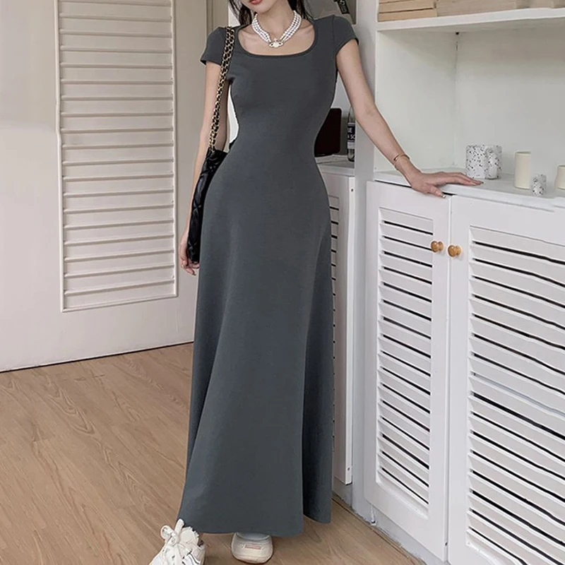 Rimocy Slim Fit Sexy Maxi Dresses for Women 2024 Summer Short Sleeve Bodycon Dress Woman Round Neck Party Club Sundress Ladies
Rimocy Slim Fit Sexy Maxi Dresses for Women 2024 Summer Short Sleeve Bodycon Dress Woman Round Neck Party Club Sundress Ladies