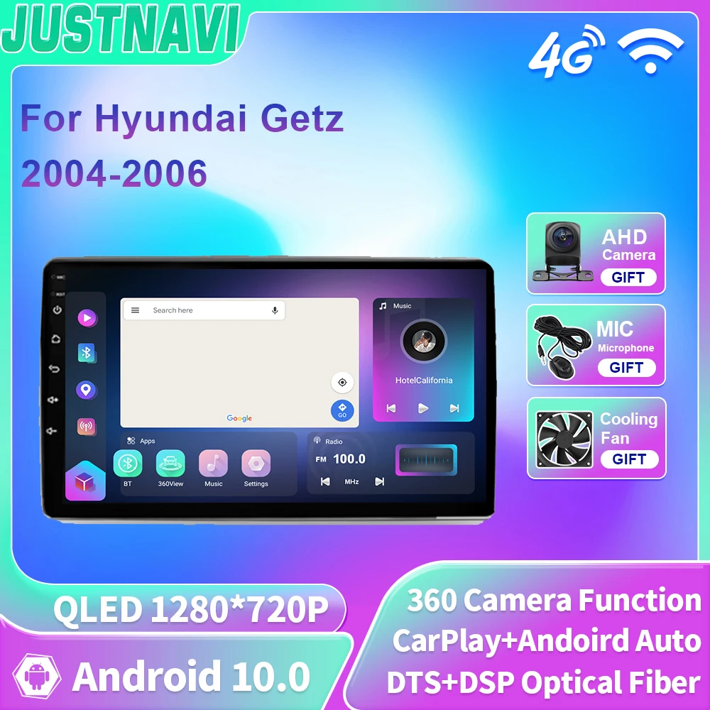 JUSTNAVI QLED Android Auto For Hyundai Getz 2004 2005 2006 Car Radio GPS Navigation 4G WIFI Carplay DSP 2 DinMultimedia Player
JUSTNAVI QLED Android Auto For Hyundai Getz 2004 2005 2006 Car Radio GPS Navigation 4G WIFI Carplay DSP 2 DinMultimedia Player