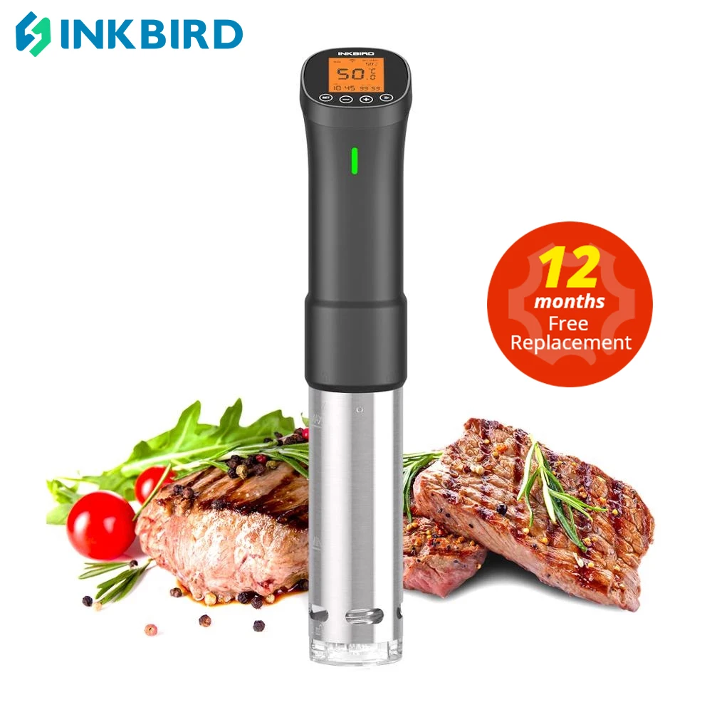 

INKBIRD ISV-200W Wi-Fi Culinary Sous Vide Precision Cooker Slow Cook with 1000W Immersion Circulator&Stainless Steel Components