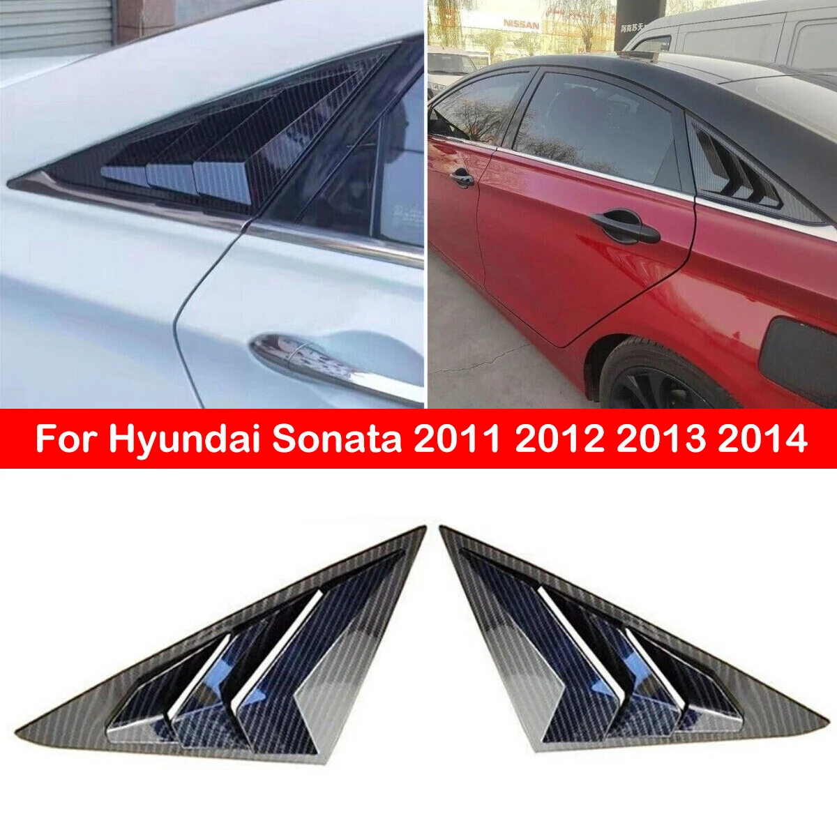 Автомобильные задние жалюзи для Hyundai Sonata 2011 2012 2013 2014, боковая крышка затвора, отделка, наклейка, решетка на вентиляционное отверстие, авто из АБС-углеродного волокна
Автомобильные задние жалюзи для Hyundai Sonata 2011 2012 2013 2014, боковая крышка затвора, отделка, наклейка, решетка на вентиляционное отверстие, авто из АБС-углеродного волокна