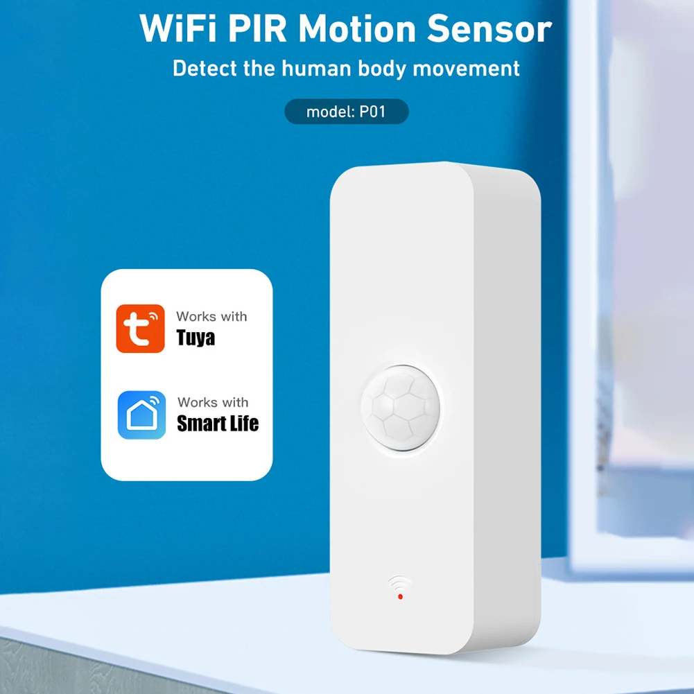 Motion Sensor FOR Tuya WiFi/FOR Zigbee PIR Body Infrared Detector Mobile Remote Notification Alarm Home Security Smart Life
Motion Sensor FOR Tuya WiFi/FOR Zigbee PIR Body Infrared Detector Mobile Remote Notification Alarm Home Security Smart Life
