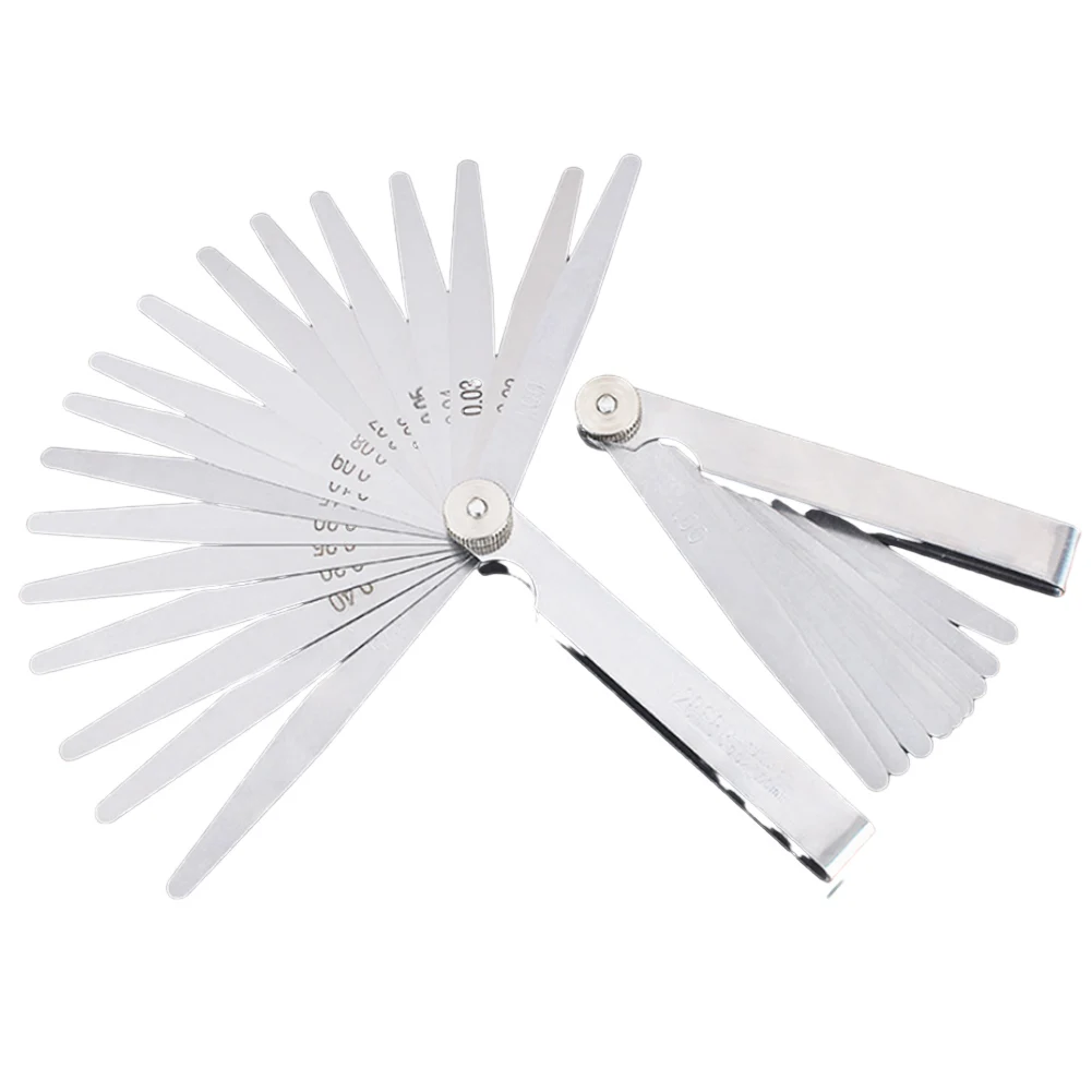 Alloy Steel Feeler Gauge 0.02-1mm 17 Blade Gap Metric Filler Feeler Gauge Portable Durable Measure Tool
Alloy Steel Feeler Gauge 0.02-1mm 17 Blade Gap Metric Filler Feeler Gauge Portable Durable Measure Tool