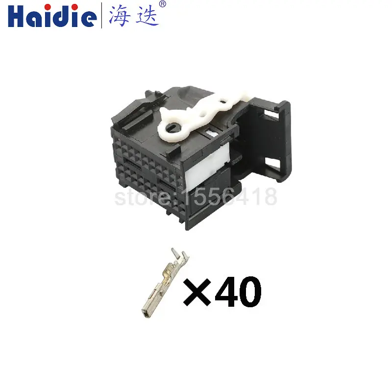 1-50 sets 40pin Automotive housing plug wiring harness unsealed cable connector 967286-1 
1-50 sets 40pin Automotive housing plug wiring harness unsealed cable connector 967286-1