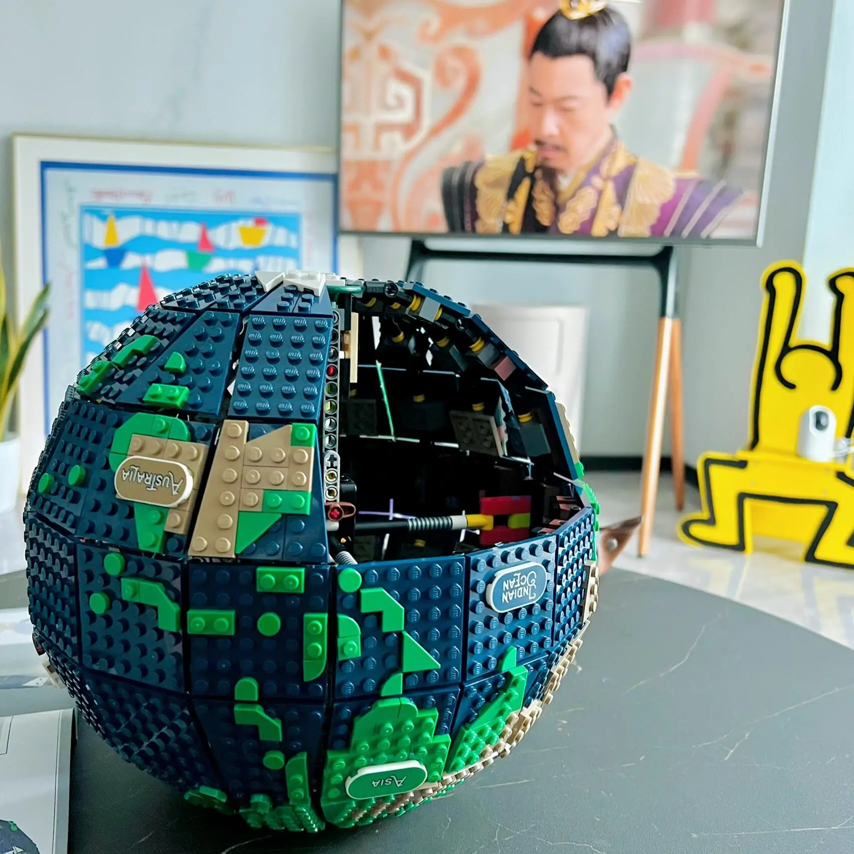 MOC Creator Expert Earth Globe World Map Bricks Toys 95335 MOC Creator Expert Earth Globe World Map Bricks Toys 95335