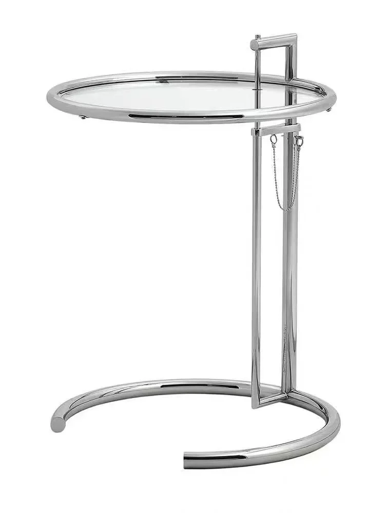 Middle Ancient Wind Lift Glass Tea Table Stainless Steel Nordic Contracted Style Round Table Sofa Corner A Few Bedroom Living
Middle Ancient Wind Lift Glass Tea Table Stainless Steel Nordic Contracted Style Round Table Sofa Corner A Few Bedroom Living