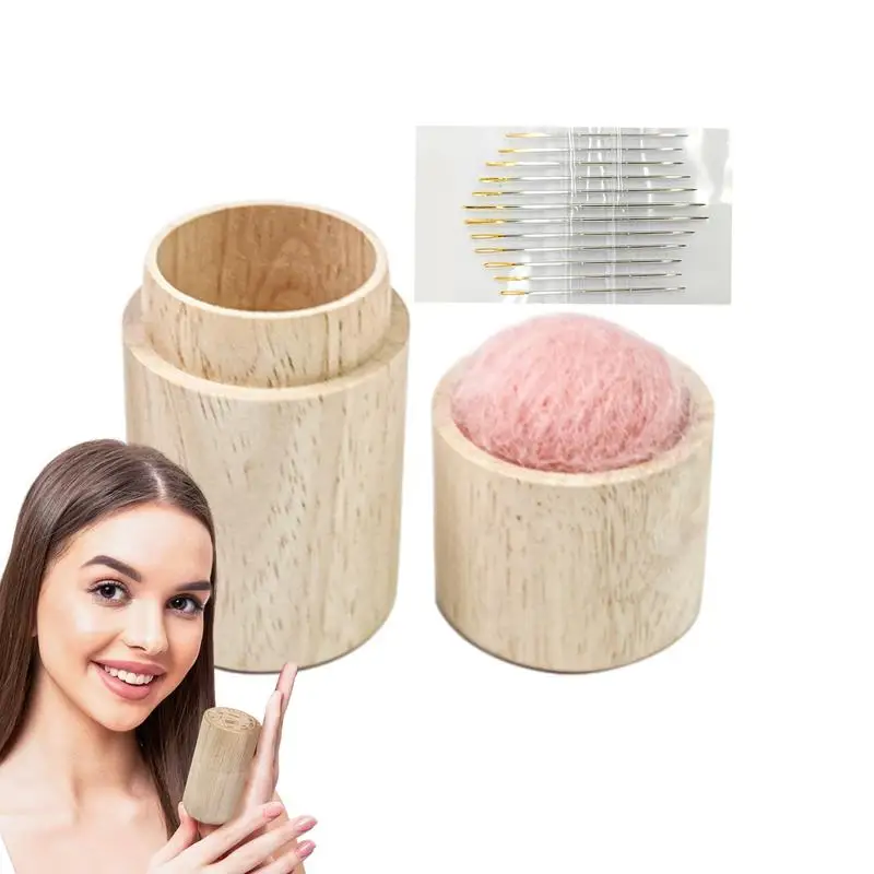 Needle Pin CushionDIY Handcraft Tool For Stitchs Sewing Needlework Sewing Accessories Wooden Needle Storage Box And Lid
Needle Pin CushionDIY Handcraft Tool For Stitchs Sewing Needlework Sewing Accessories Wooden Needle Storage Box And Lid