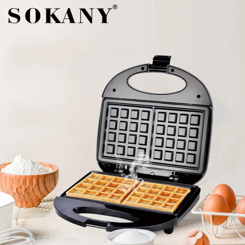 

700W Electric Waffles Maker Iron Sandwich Maker Machine Mini for Bubble Egg Cake Oven Walnut Cake Breakfast US/EU/AU/UK Plug