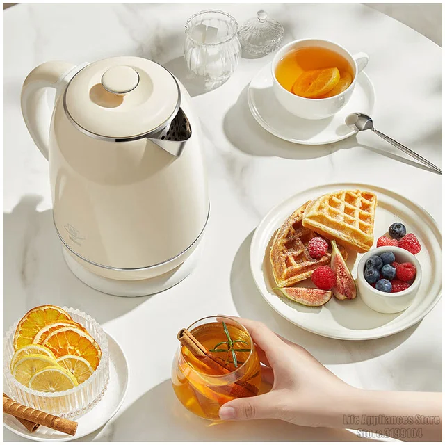 Joyoung-Bouilloire électrique en acier inoxydable 220, théière anti-échelle, cafetière, bomicrophone à eau, arrêt automatique, appareil ménager, 316 V, 1,5 L, 1500W 2