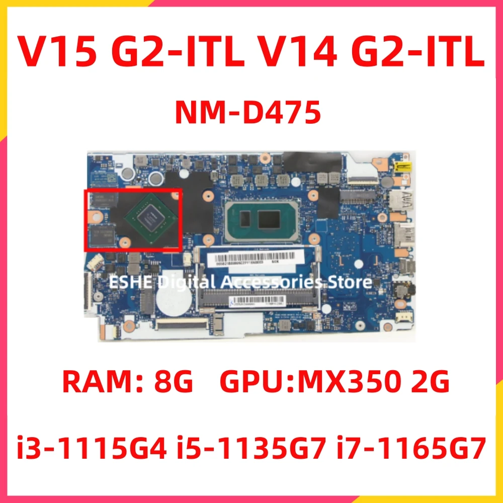 Для Lenovo V14 G2-ITL V15 G2-ITL материнская плата для ноутбука с i3 i5 i7 11-го поколения CPU MX350 2G GPU 8G RAM 5B21B89998 5B21B89997
Для Lenovo V14 G2-ITL V15 G2-ITL материнская плата для ноутбука с i3 i5 i7 11-го поколения CPU MX350 2G GPU 8G RAM 5B21B89998 5B21B89997