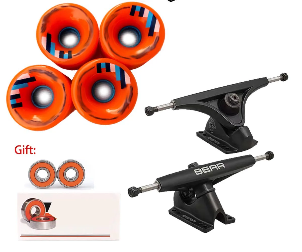 GENUINE BERR180mm 7inch longboard trucks V3 50degrees skateboard truck 70mm ORANGATANG wheels brand good bearings whole set
GENUINE BERR180mm 7inch longboard trucks V3 50degrees skateboard truck 70mm ORANGATANG wheels brand good bearings whole set