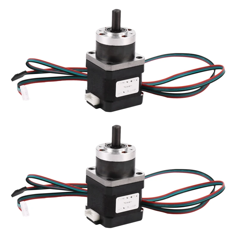 2X 4-Lead Nema17 Stepper Motor 42 Motor Extruder Gear Stepper Motor Ratio 5.18:1 Planetary Gearbox Nema 17 17HS4401
2X 4-Lead Nema17 Stepper Motor 42 Motor Extruder Gear Stepper Motor Ratio 5.18:1 Planetary Gearbox Nema 17 17HS4401