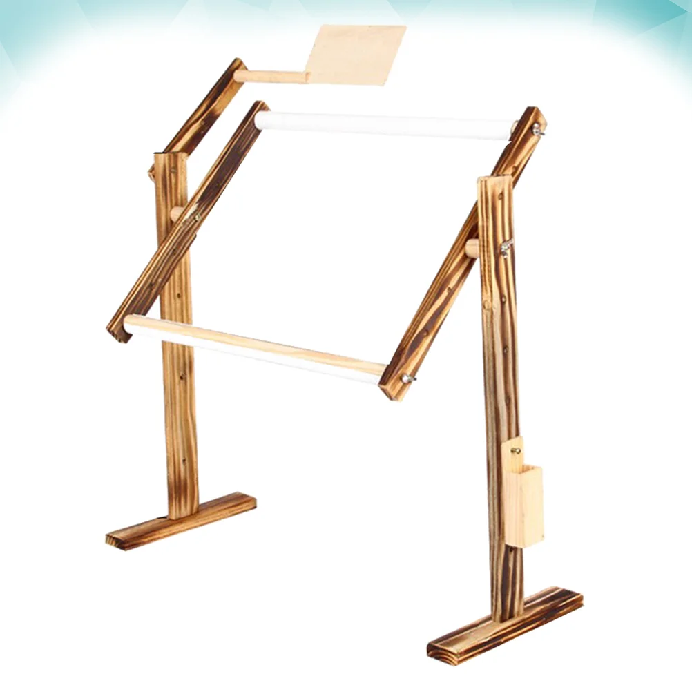 Wood Embroidery Frame Holder Adjustable Wooden Embroidery Frame Floor Stand for Cross Stitch Needlework Craft Sewing
Wood Embroidery Frame Holder Adjustable Wooden Embroidery Frame Floor Stand for Cross Stitch Needlework Craft Sewing