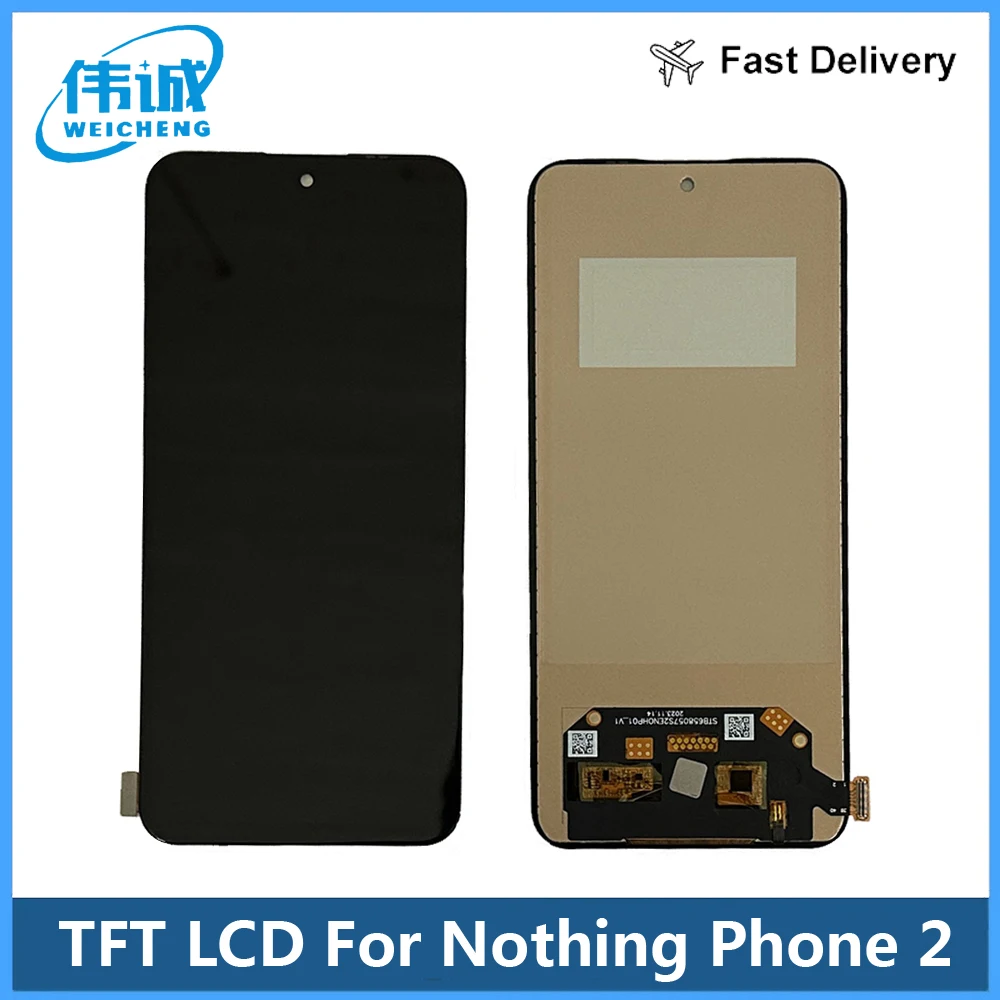 

6.7" TFT LCD Display For NOTHING Phone 2 LCD With Sensor Touch Panel Screen Digitizer Assembly For Nothing Phone2 Phone 2 LCD