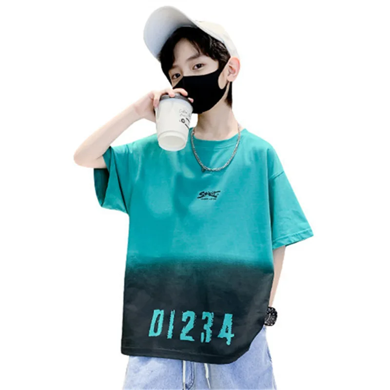 Boys Clothes Summer 2023 Short Sleeve T-Shirt Cotton Sport Kids Teen Children Tees Fashion Color Patchwork 5 6 8 10 12 14 Years
Boys Clothes Summer 2023 Short Sleeve T-Shirt Cotton Sport Kids Teen Children Tees Fashion Color Patchwork 5 6 8 10 12 14 Years