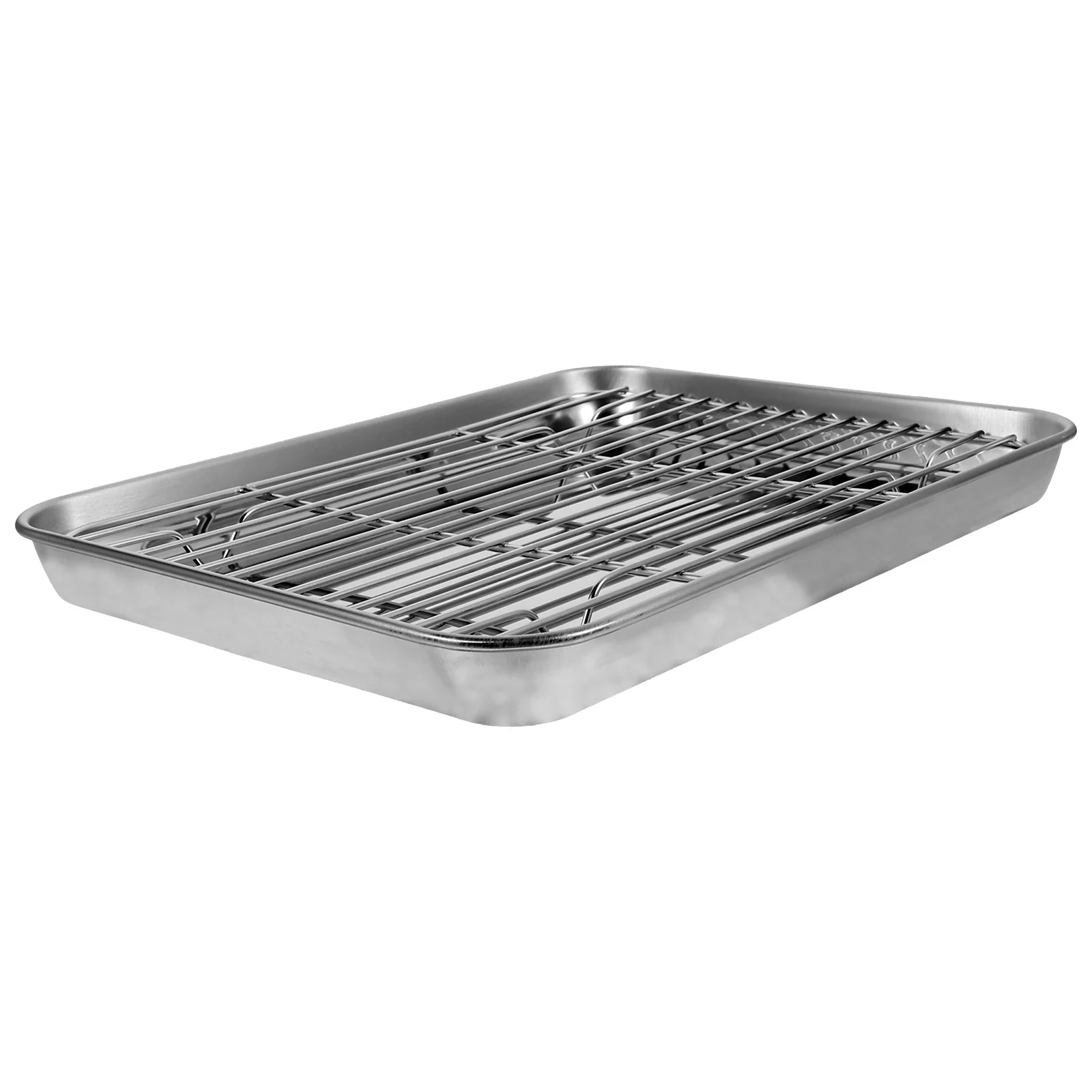 Baking Dish with Lid Bakeware Tray Set Grill Pan Wire Rack Stainless Steel Griddle
Baking Dish with Lid Bakeware Tray Set Grill Pan Wire Rack Stainless Steel Griddle