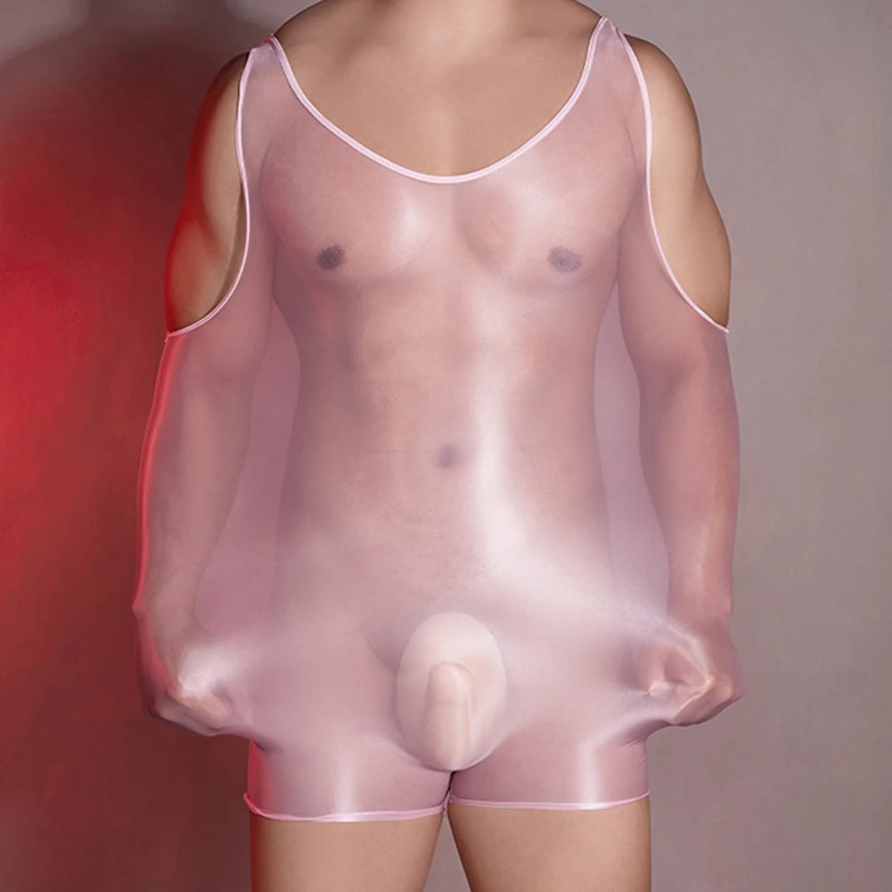 Sexy Men Sissy Bodysuit Glossy Ultra-thin Transparent Jumpsuit Stretchy Sheer Underwear Tight Seduction Erotic Sleepwear
Sexy Men Sissy Bodysuit Glossy Ultra-thin Transparent Jumpsuit Stretchy Sheer Underwear Tight Seduction Erotic Sleepwear