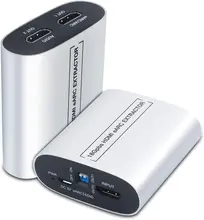 MB08 HDMI-EARC KVM 1input(HDMI)-2output(EARC/ARC&Audio) adapter extractor converter 18Gbps HDMI EARC audio extractor converter
MB08 HDMI-EARC KVM 1input(HDMI)-2output(EARC/ARC&Audio) adapter extractor converter 18Gbps HDMI EARC audio extractor converter