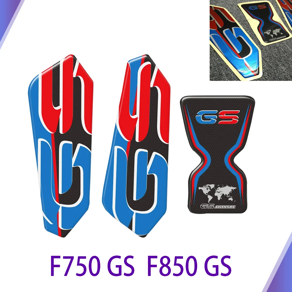 

For BMW F750GS F850GS F 750 850 GS 2018 2019 Motorcycle Tank Pad Protective Decal Stickers Gas Knee Protector GSA Adventure