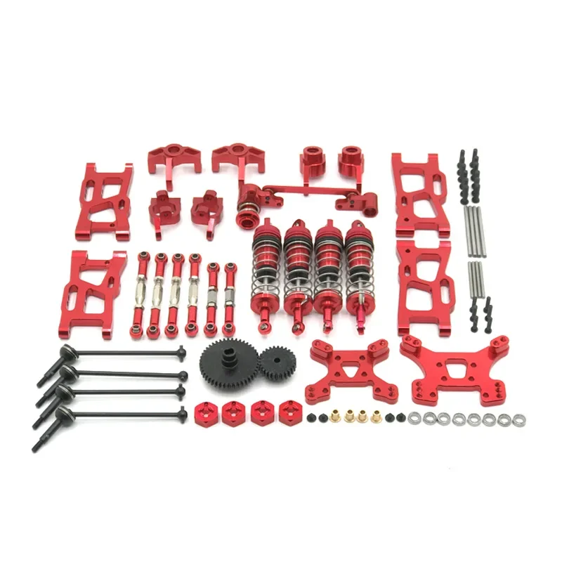 

WLtoys RC Car 144001 124019 General Metal Upgrade And Modification Parts, Vulnerable Modification Kits 14-Piece Set