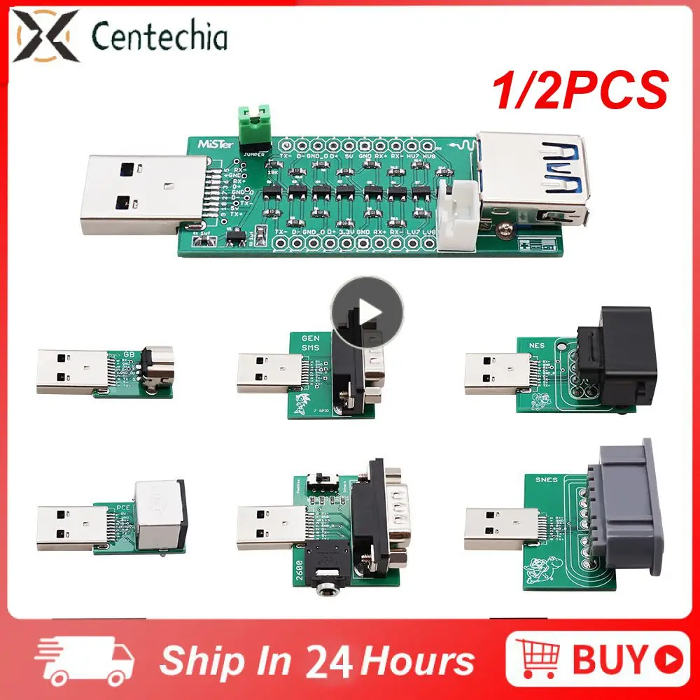 1/2PCS RetroScaler USB 3.0 SNAC Controller Adapter Game Controller Conveter For DE10-Nano MiSTerFPGA Mister IO Board GENSMS SNES
1/2PCS RetroScaler USB 3.0 SNAC Controller Adapter Game Controller Conveter For DE10-Nano MiSTerFPGA Mister IO Board GENSMS SNES