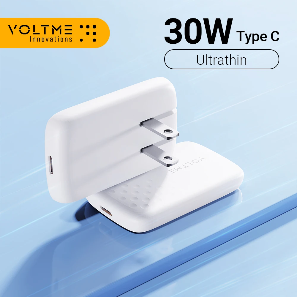VOLTME 30W GaN USB Type C Charger Quick Charge For iPhone 14 13 12 V-Dynamic Foldable Ultrathin Fast Chargers for Xiaomi Samsung
VOLTME 30W GaN USB Type C Charger Quick Charge For iPhone 14 13 12 V-Dynamic Foldable Ultrathin Fast Chargers for Xiaomi Samsung