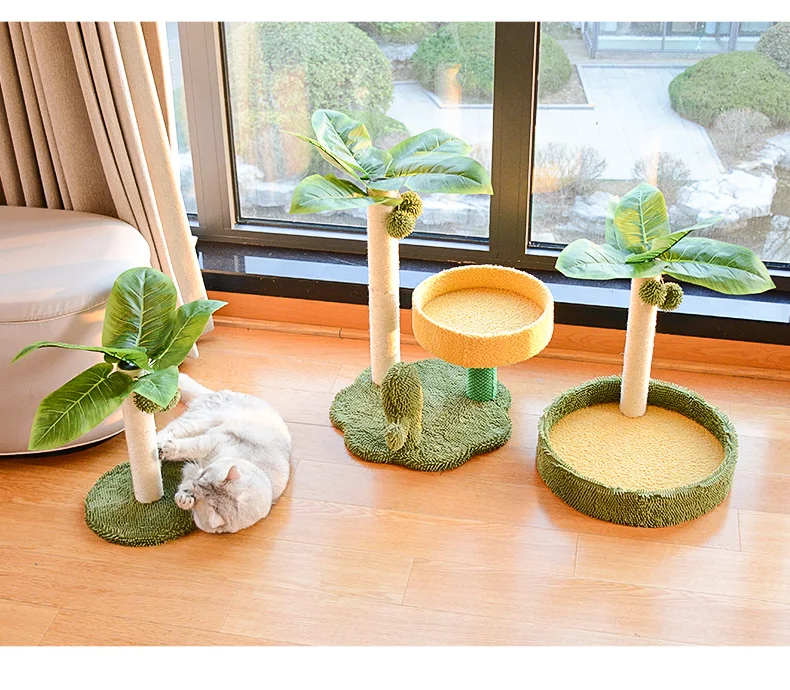 Coconut standing cat grab board, cat climbing frame, integrated cat nest, cat toy,wear-resistant and non shavings cat grab frame
Coconut standing cat grab board, cat climbing frame, integrated cat nest, cat toy,wear-resistant and non shavings cat grab frame