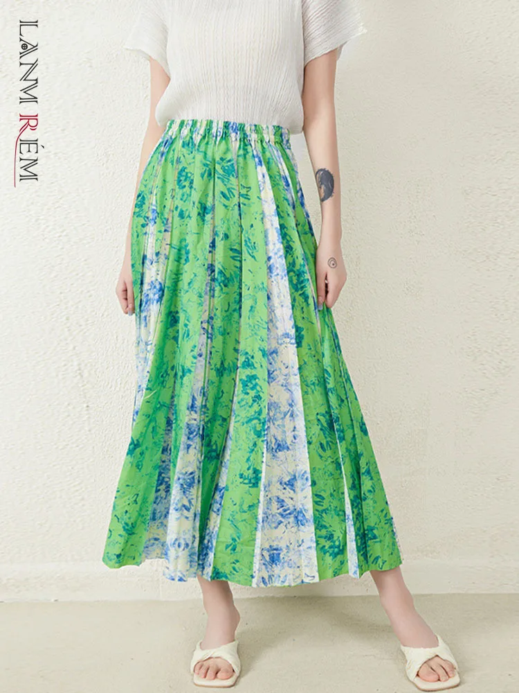 LANMREM Pleated Floral Print A-line Skirts For Women High Elastic Waist Female Vintage Party Clothing 2023 Fashion 2R4323
LANMREM Pleated Floral Print A-line Skirts For Women High Elastic Waist Female Vintage Party Clothing 2023 Fashion 2R4323