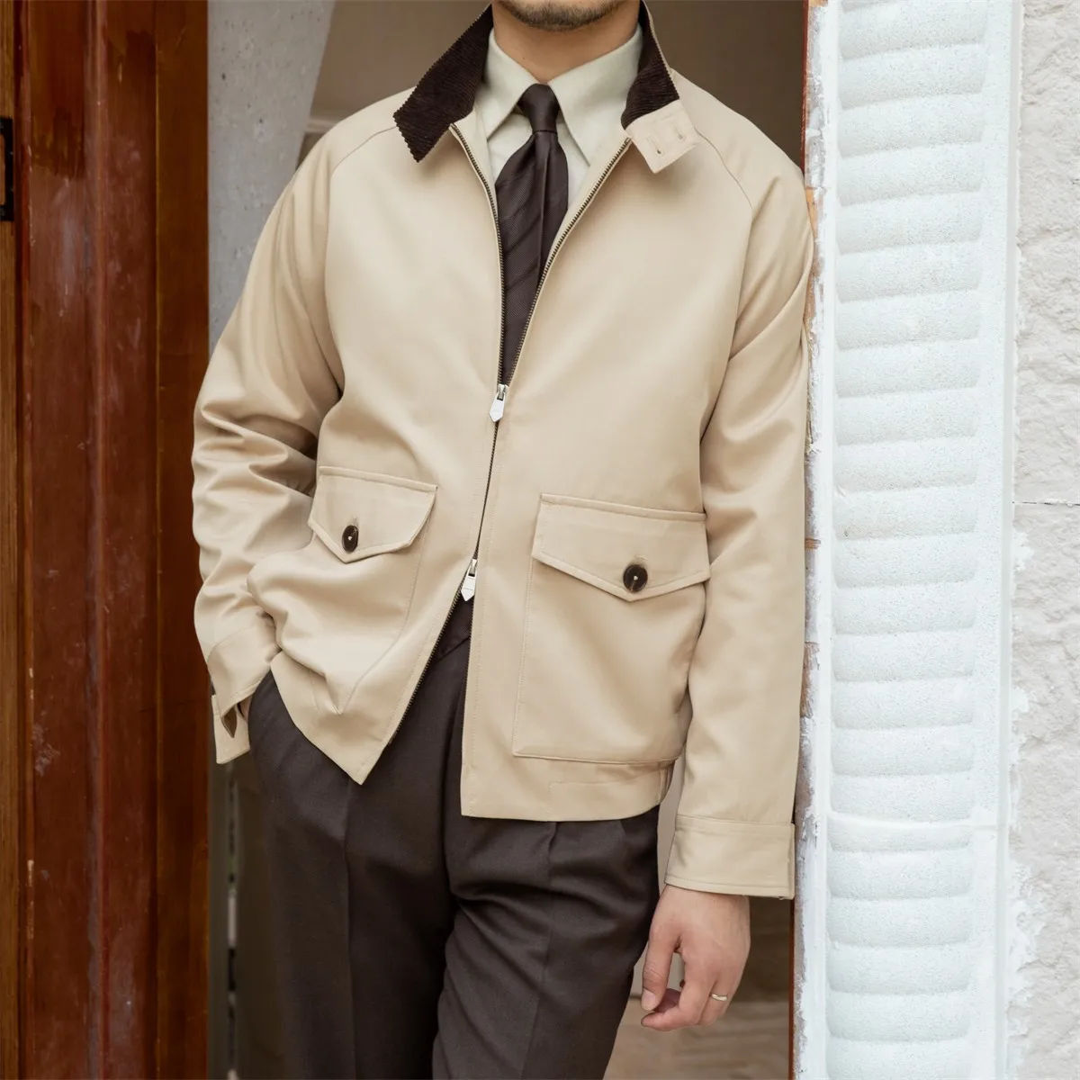 Mr. Lu San men's autumn and winter G9 Harrington casual short coat retro waterproof warm windbreaker jacket trendy men
Mr. Lu San men's autumn and winter G9 Harrington casual short coat retro waterproof warm windbreaker jacket trendy men