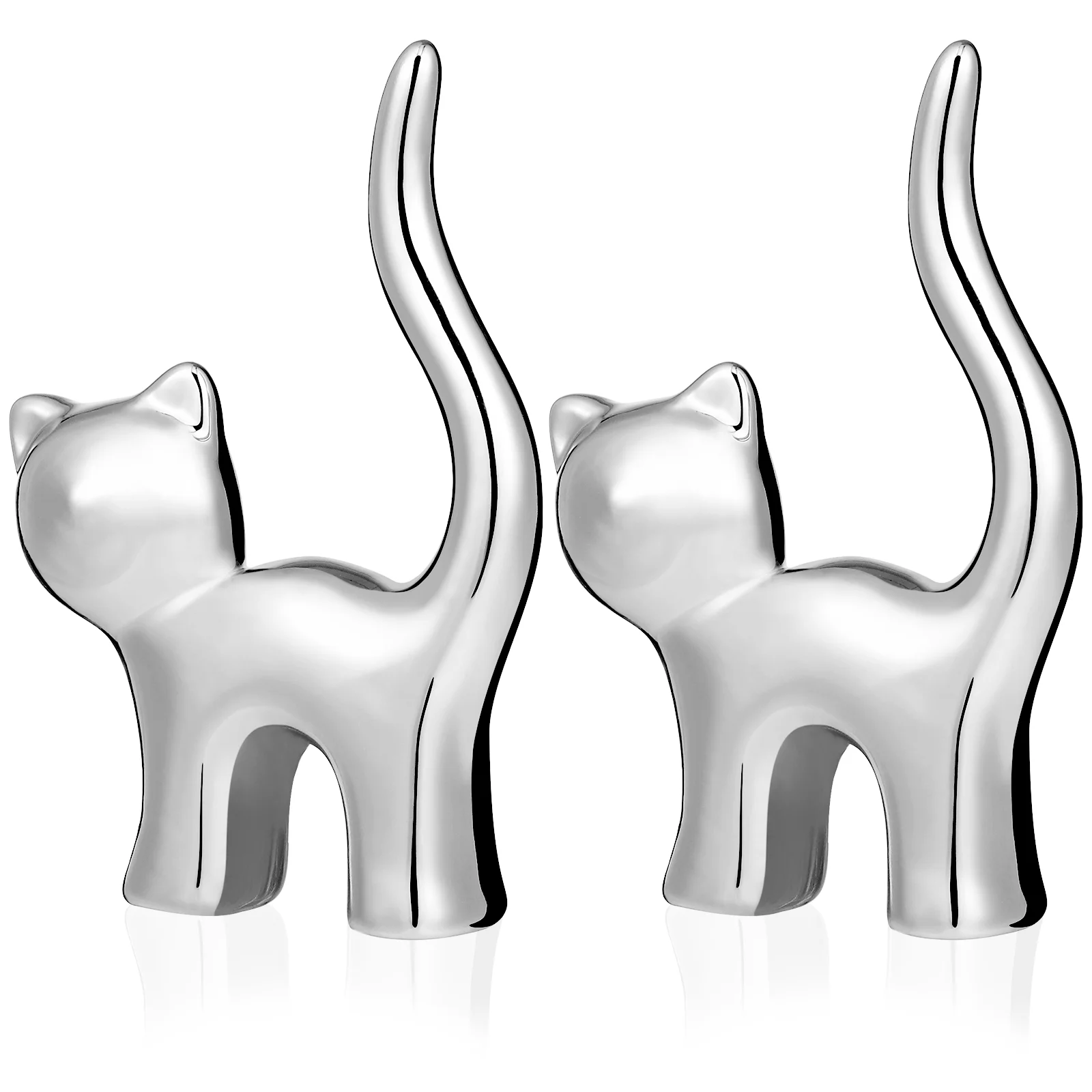 2 Pcs Cat Ring Holder Gifts The Jewelry for Dish Women Wedding Stand Christmas Girls
2 Pcs Cat Ring Holder Gifts The Jewelry for Dish Women Wedding Stand Christmas Girls