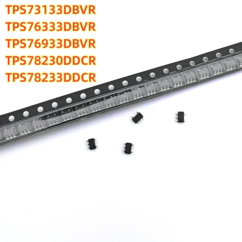 5 шт./партия TPS73133DBVR SOT-23-5 TPS76333DBVR TPS76933DBVR TPS78230DDCR TPS78233DDCR новый чип SOT753
5 шт./партия TPS73133DBVR SOT-23-5 TPS76333DBVR TPS76933DBVR TPS78230DDCR TPS78233DDCR новый чип SOT753