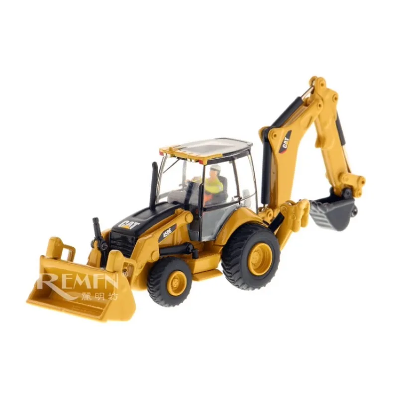 

Diecast 1:87 Scale DM CAT 450E Backhoe Loader Alloy & Plastic Model 85263 Collectible Toy Gift Souvenir Display Ornaments