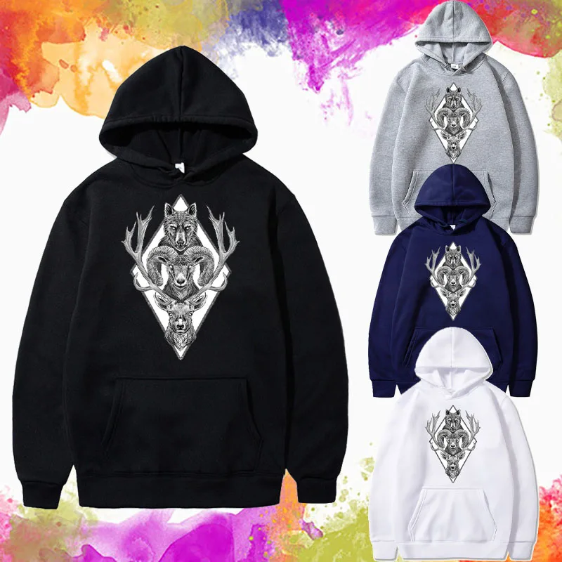 2023 New Man Bear Sheep Deer Diamond Printed Daily Sport Hoodies Men Design Casual Hooded Tops Warm Autumn and Winter Streetwear
2023 New Man Bear Sheep Deer Diamond Printed Daily Sport Hoodies Men Design Casual Hooded Tops Warm Autumn and Winter Streetwear