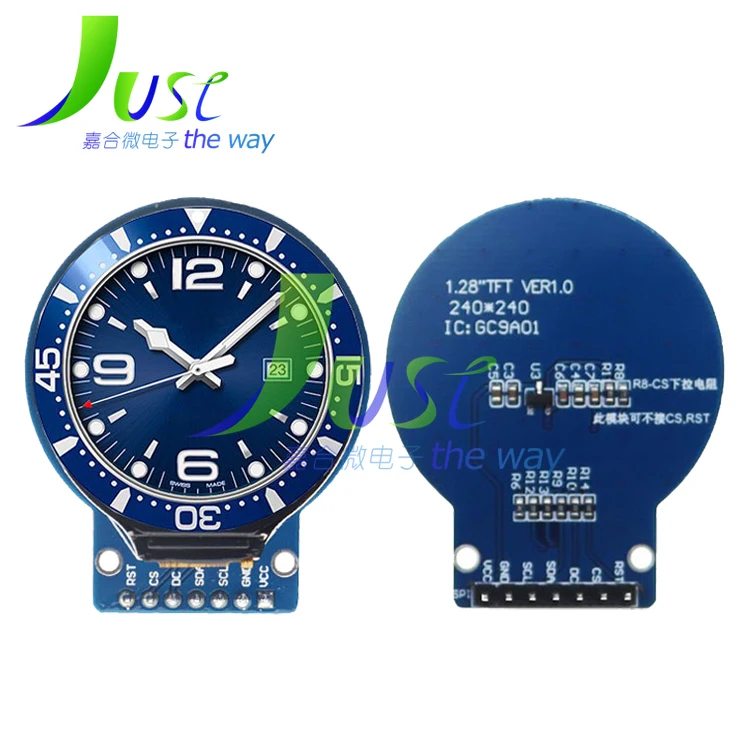 

2pcs TFT Display 1.28 Inch TFT LCD Display Module Round RGB 240*240 GC9A01 Driver 4 Wire SPI Interface 240x240 PCB for Arduino