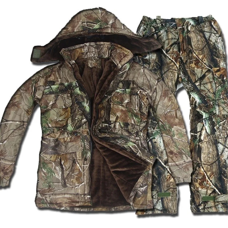 Hot 5 Pc Waterproof Bionics Camouflage Cotton Suits Tactical Jacket Pants Outdoor Hunting Clothes Airsoft Sniper Multicam Sets
Hot 5 Pc Waterproof Bionics Camouflage Cotton Suits Tactical Jacket Pants Outdoor Hunting Clothes Airsoft Sniper Multicam Sets