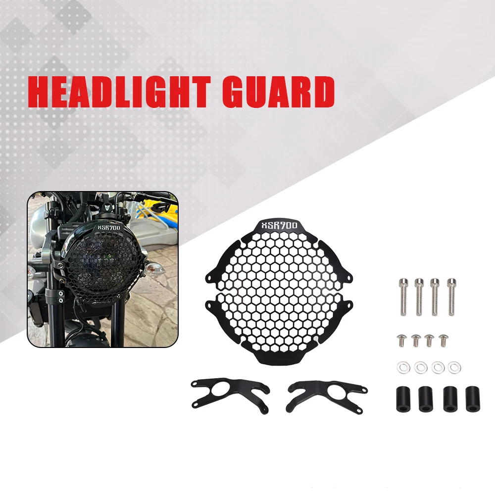 For Yamaha XSR900 2016-2021 2020 Motorcycle Headlight Protection Grille Headlight Guard Stainless Steel Headlight Grille XSR 900
For Yamaha XSR900 2016-2021 2020 Motorcycle Headlight Protection Grille Headlight Guard Stainless Steel Headlight Grille XSR 900