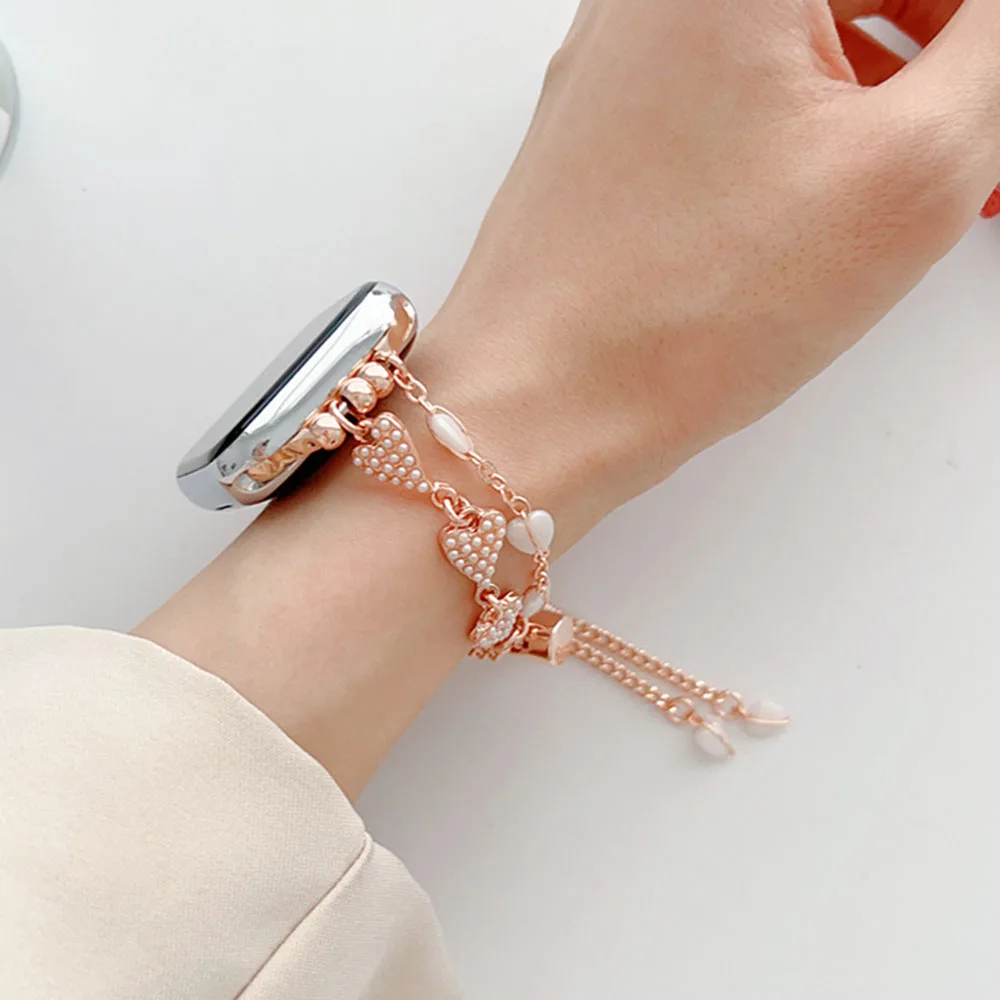 Ремешок для часов Apple Watch Band 49 мм 45 мм 44 мм 38 мм 40 мм 42 мм 41 мм, браслет с жемчужинами для IWatch 8 7 SE 6 5 4 3 2
Ремешок для часов Apple Watch Band 49 мм 45 мм 44 мм 38 мм 40 мм 42 мм 41 мм, браслет с жемчужинами для IWatch 8 7 SE 6 5 4 3 2