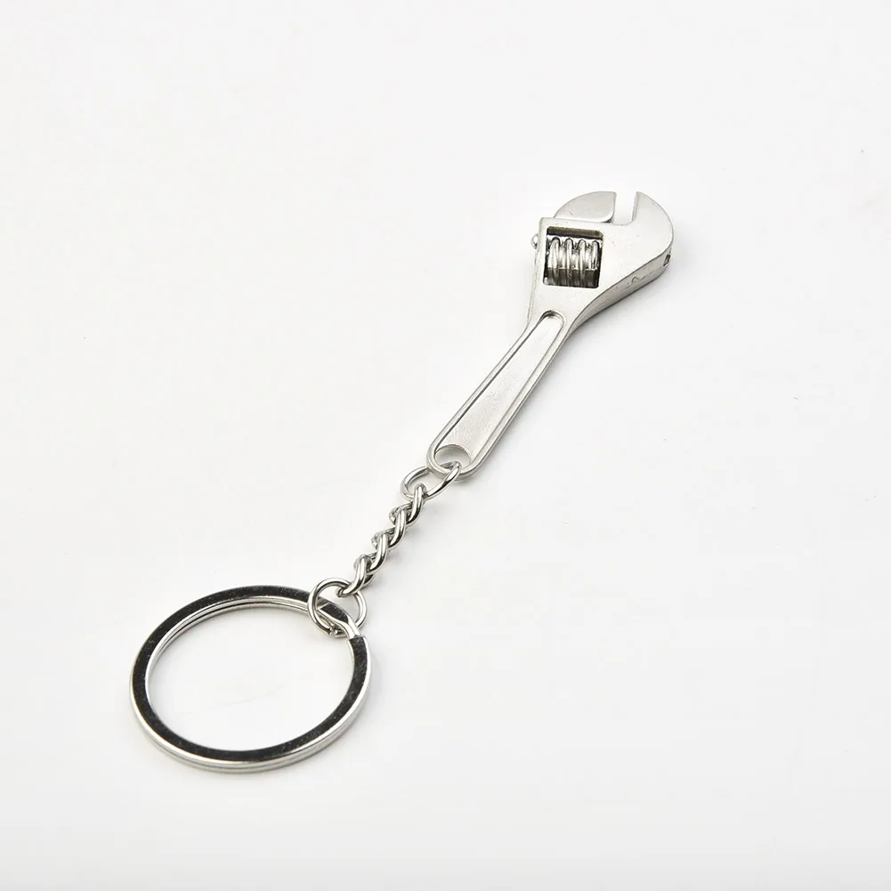Durable Keychain Keyring Auto Creative Decoration Fashion Metal Replacement Silver Wrench Style 1 Piece 11.7CM
Durable Keychain Keyring Auto Creative Decoration Fashion Metal Replacement Silver Wrench Style 1 Piece 11.7CM