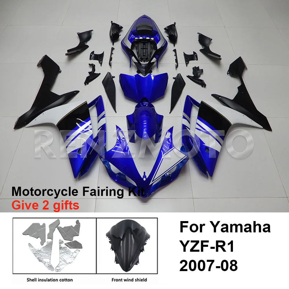 Motorcycle Fairing Set Body Kit Plastic For YAMAHA YZF-R1 YZF R1 2007-2008 Accessories Injection Bodywork Y1007-117a
Motorcycle Fairing Set Body Kit Plastic For YAMAHA YZF-R1 YZF R1 2007-2008 Accessories Injection Bodywork Y1007-117a