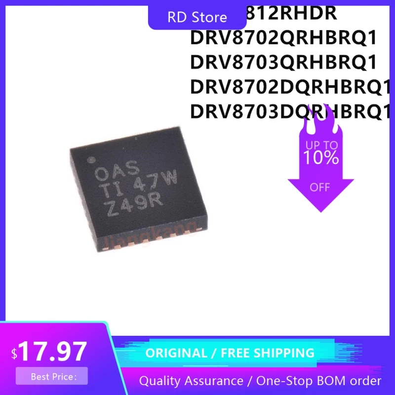 DRV8812RHDR DRV8702QRHBRQ1 DRV8703QRHBRQ1 DRV8702DQRHBRQ1 DRV8703DQRHBRQ1 VQFN-32
DRV8812RHDR DRV8702QRHBRQ1 DRV8703QRHBRQ1 DRV8702DQRHBRQ1 DRV8703DQRHBRQ1 VQFN-32